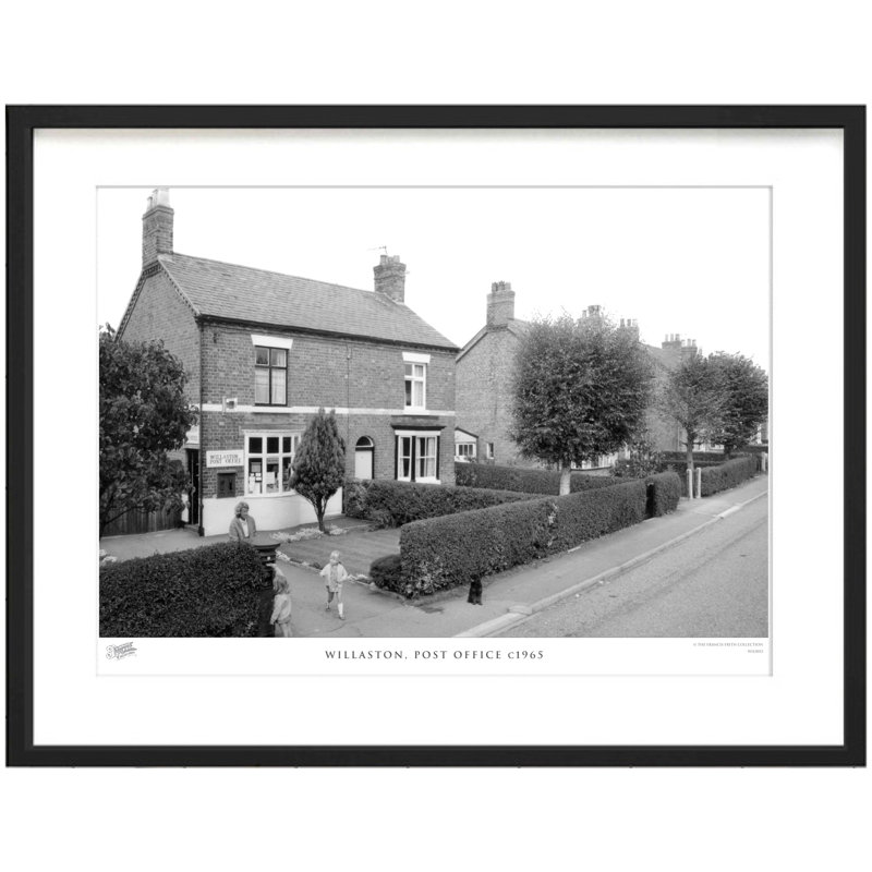 Willaston, Post Office C1965 - Single Picture Frame Print, 40cm H x 50cm W x 2.3cm D