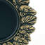 Ensemble de 8 assiettes décoratives à bords en forme de feuille