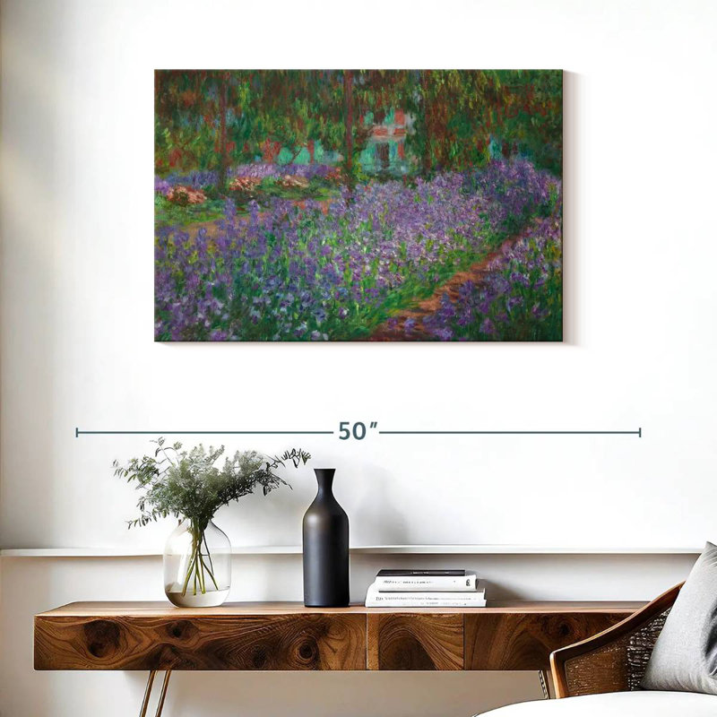 Senne, jardin de l'artiste à Giverny, 1900, H 24 po x l 36 po