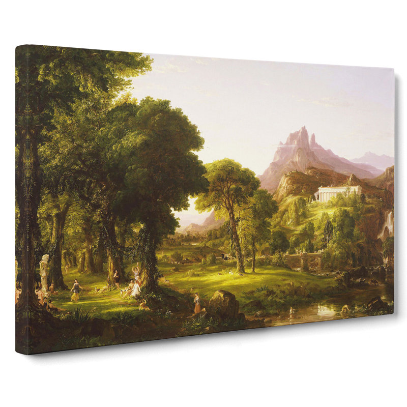 Dream of Arcadia by Thomas Cole - Wrapped Canvas, 35cm H x 50cm W x 3cm D