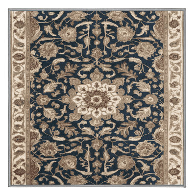 Machine Washable Persian Gray Area Rug