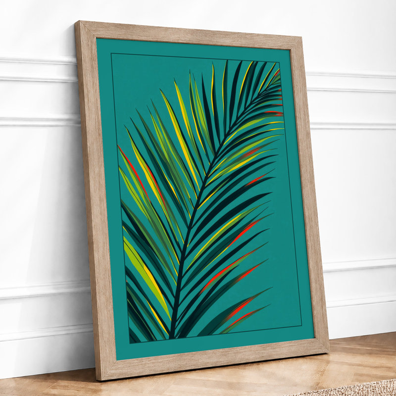 Palm Frond Study Botanical - Print, Oak, A3 - 42.0 x 29.7 cm