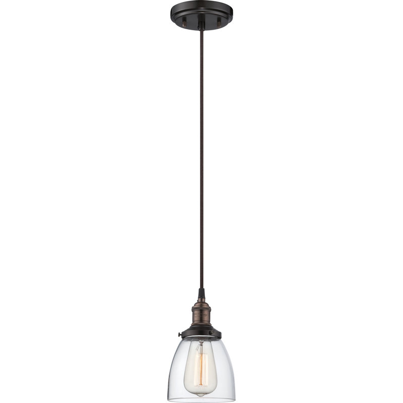 Lewandowski 1 - Light Single Pendant, Rustic Bronze