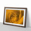 Golden Rose Flower in Abstract - Picture Frame Graphic Art Print-55735224-55735227