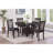 Black And Espresso 5-Piece Dining Set