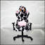 Fauteuil de jeu TS85 COW Print LUXX Series avec mousse viscoélastique et coussin d'appui-tête de vache pour un confort ultime-139063426