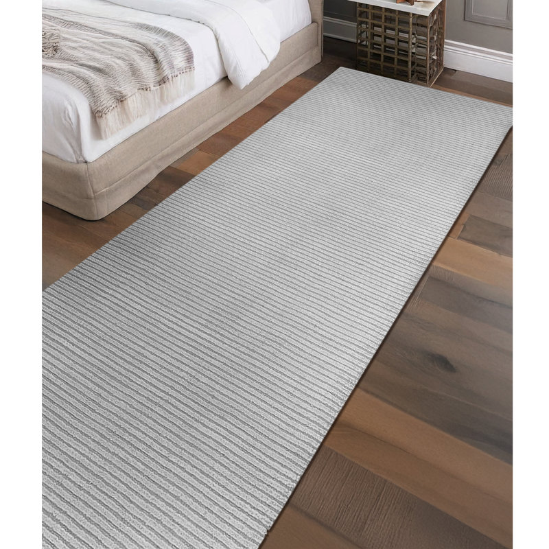 Hand-Knotted High-Quality Gray Area Rug
