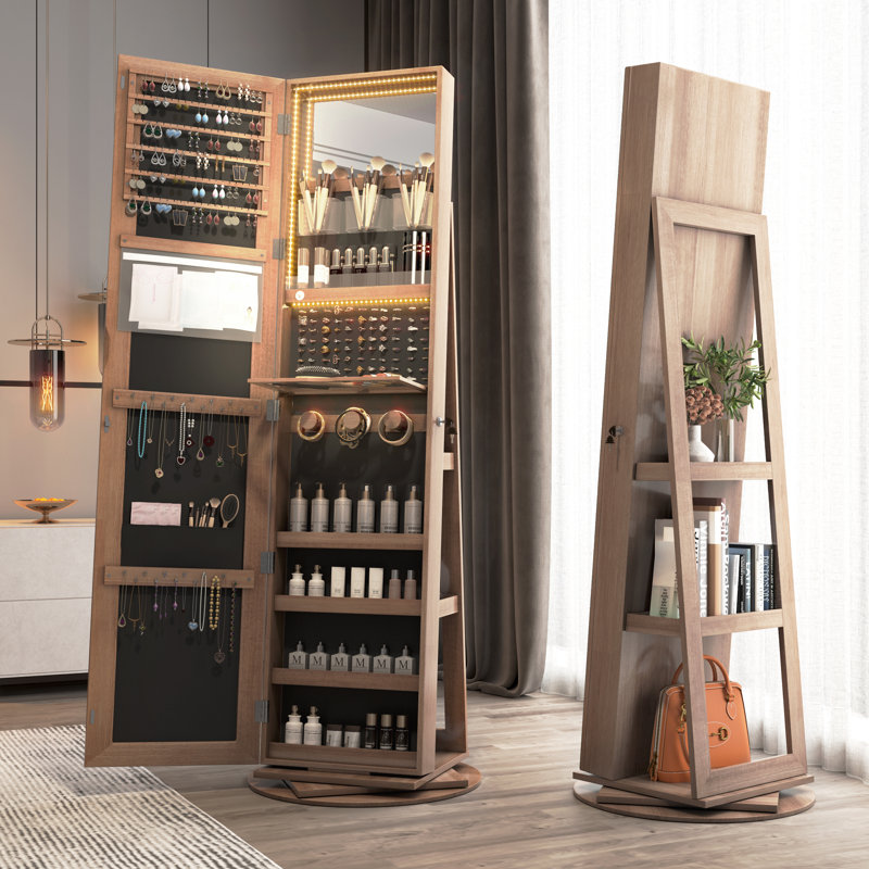 Blackhorse Jewelry Armoire, Brown