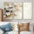 Toile naturelle avec cadre flottant