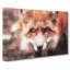Curious Fox in Abstract - Wrapped Canvas-55317000
