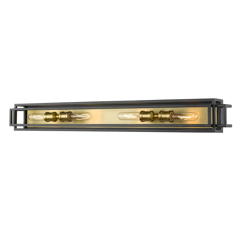 Cashton 4 - Light Dimmable Vanity Light, Bronze/Olde Brass