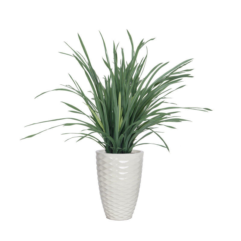 Herbe artificielle 46,9 po en pot