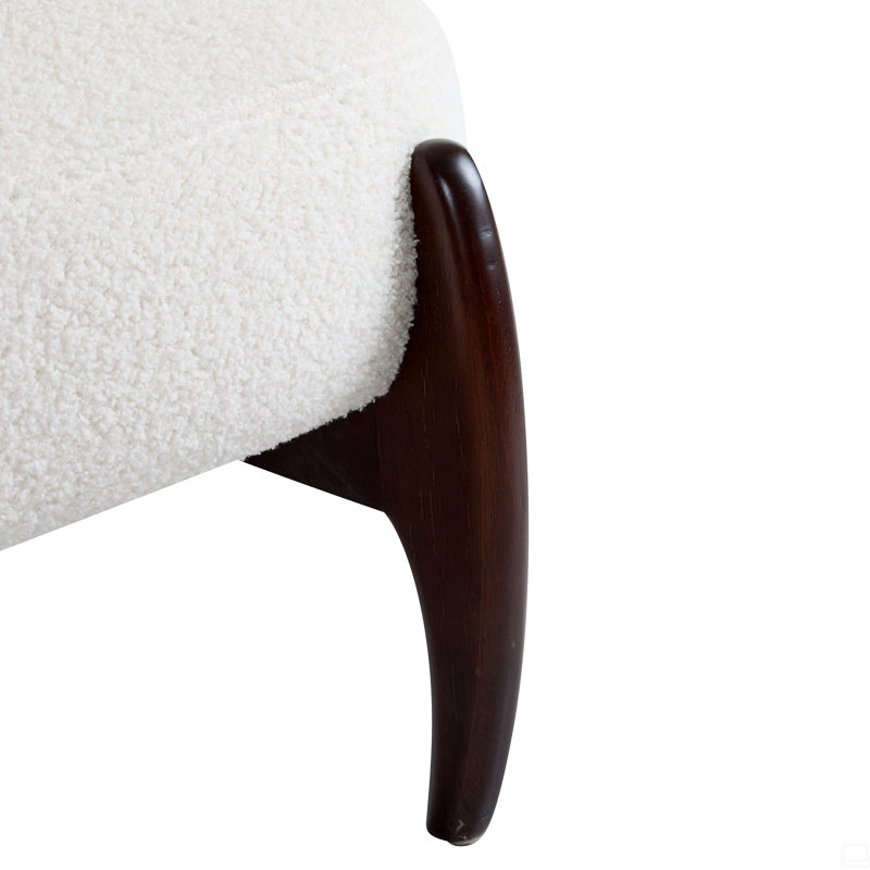 Méridienne Boucle par Christopher Knight Home, Blanc