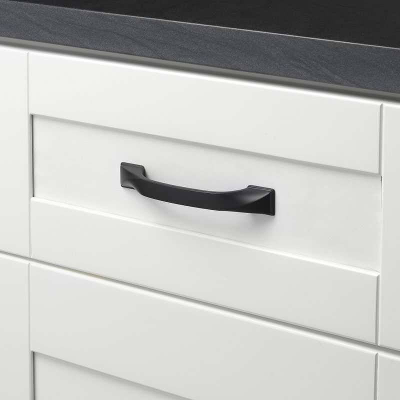 Poignée arche 3 3/4 po Giana Collection, Noir mat