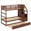 Lit superposé simple à 3 tiroirs avec lit gigogne Fatlume par Harriet Bee-134373479