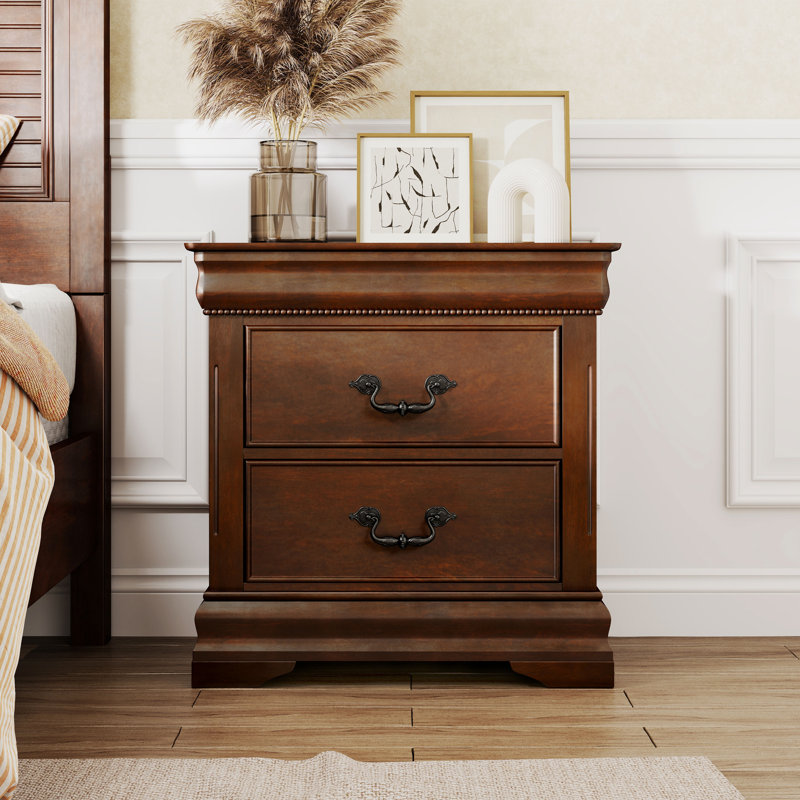 Treska 26'' W Solid Wood Nightstand