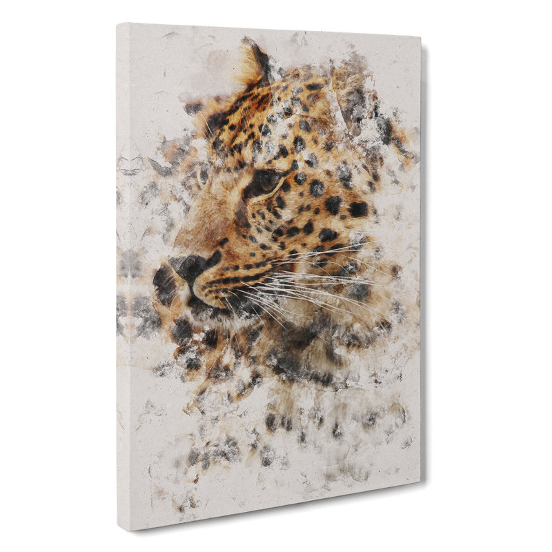Leopard Vol.1 - Wrapped Canvas Print, 76cm H x 50cm W x 3cm D