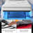 14 In. Floating Bed Frame With Usb Charging Station/Led Light-1216028175