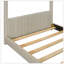 Lit en bois unique de style maisonnette pour le plaisir des enfants, un sommeil confortable et un jeu imaginatif