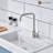 Stainless Steel Single Handle High-Arc Kitchen Faucet-71097884