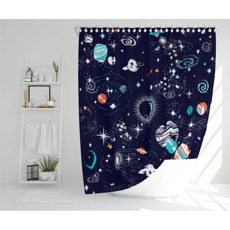 Dillynn Polyester Shower Curtain Set