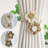 Rustic Flower Braided Rope Curtain Tiebacks-1350915652