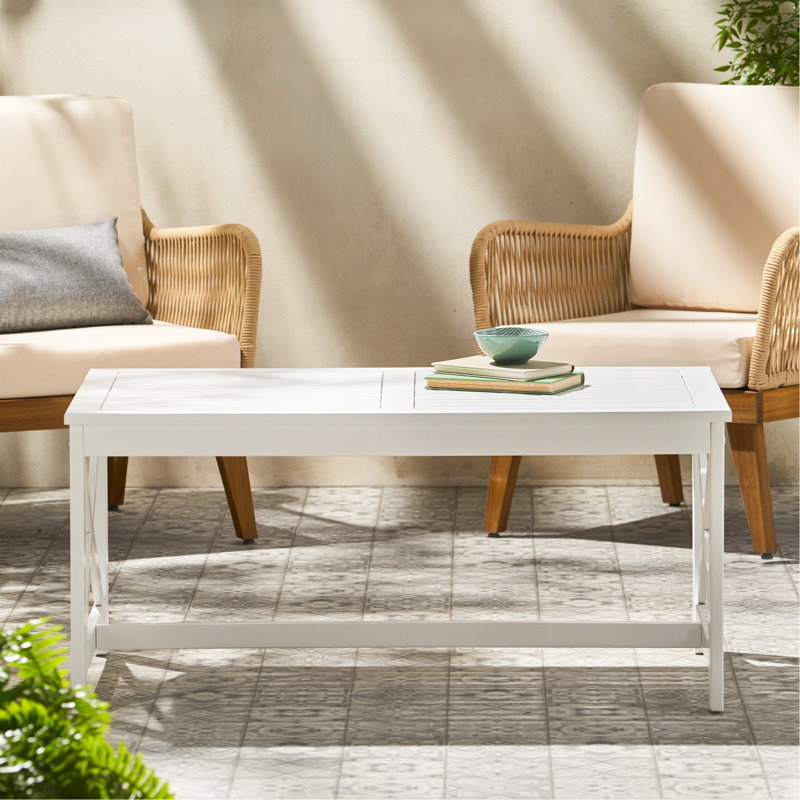 Table basse, Blanc