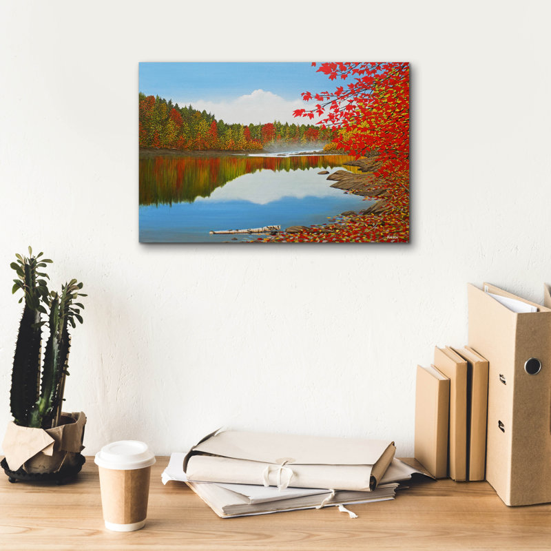 «Epic Graffiti» Autumn Dream 2017 »par Kenneth M Kirsch, art mural sur toile 18 po x 12 po