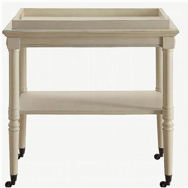 Retro White Dining Table Side Cabinet
