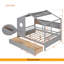 Lit en bois avec 2 tiroirs, lit pour enfant avec tablette de rangement-750760386-750760384
