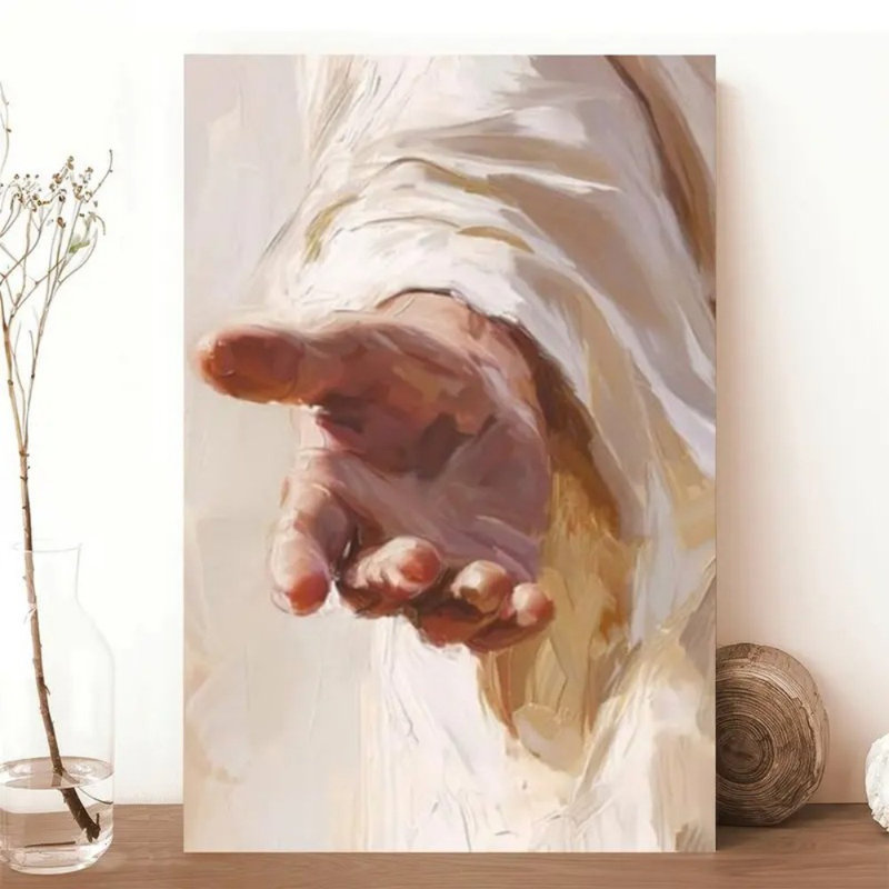 Impression sur toile tendue «Spiritual Jesus» - Urban Studio, 18*12 inch (45*30*8cm)