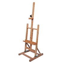 DENFER Folding Adjustable Wood H-Frame Easel