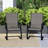 2 PCS Patio Chairs C-Spring Motion Chairs with Quick-drying & Breathable Fabric-1674496736