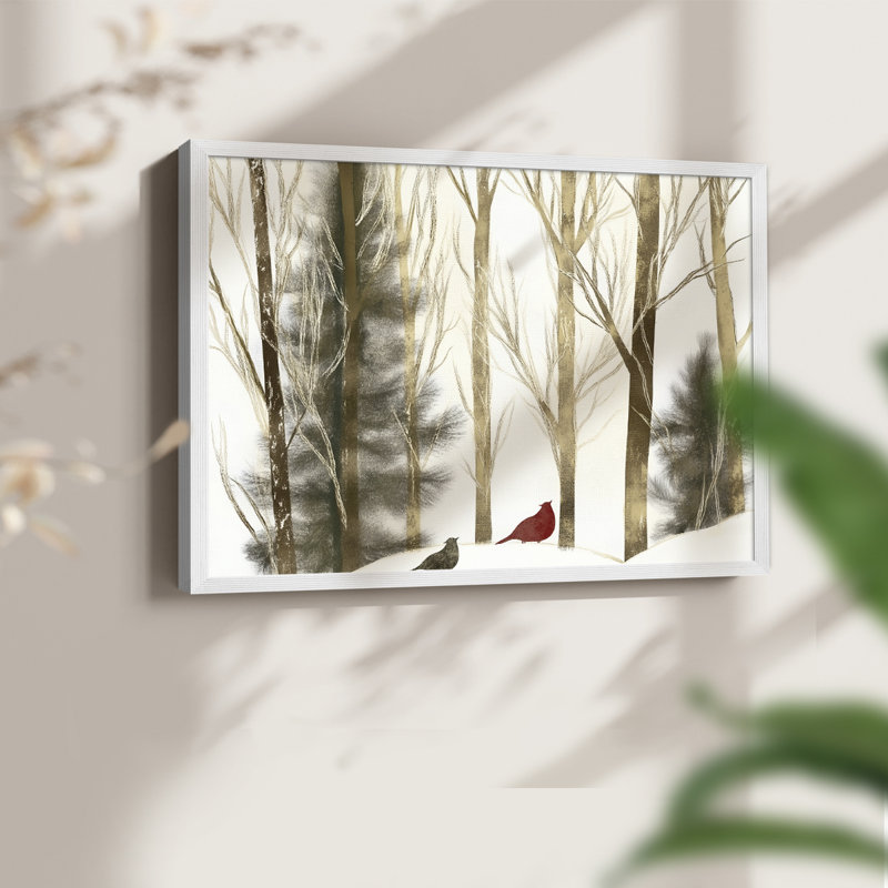 Chirstmas Art-CXLII -Framed Print - Restickable, H 8 po x l 10 po, Blanc
