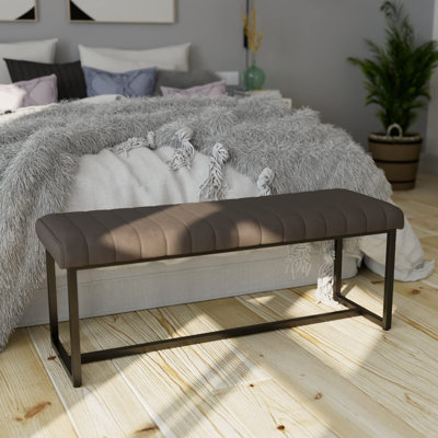 PolyVinyl Chloride Upholstered Bench