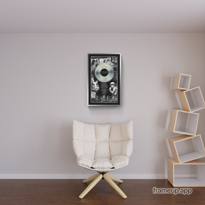 The Tragically Hip and Bill Barilko, collage encadré avec platine LP