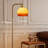 Modern Floor Lamp With Gradient Glass Shade - 67 Inch Standing Lamp For Living Room, Bedroom, Or Office - Includes Bulb, Heavy Base, And Convenient Pedal Switch