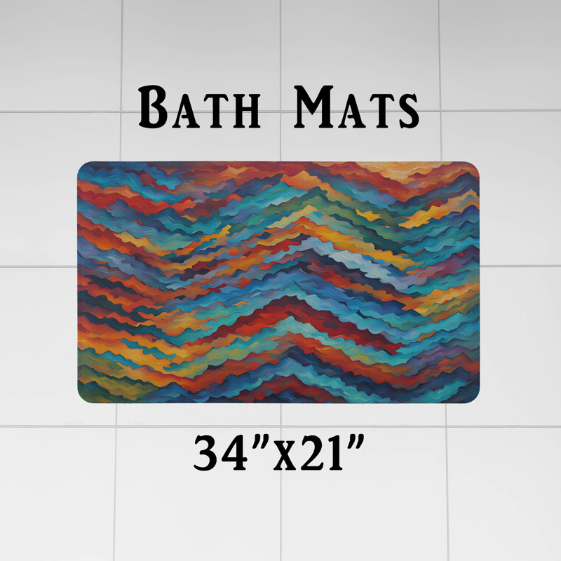 Shower Curtain with Bath Mat_CISH00020_BM, 83"H x 70"W