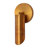 1 - Light Led Aged Copper Single Adjustable Spot Wall Sconce