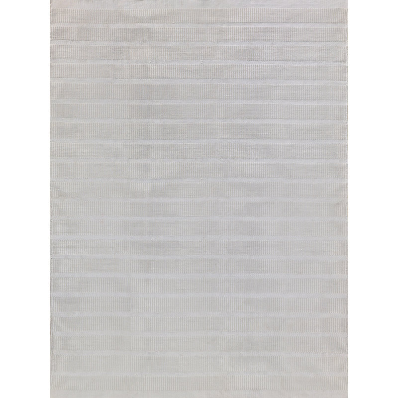 Boca Striped Area Rug in Light Beige, Rectangle 12' x 15'