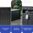 Edrosie Inc 140 Gallon Water Resistant Lockable Deck Box with Lock,  Dark Gray-129532064