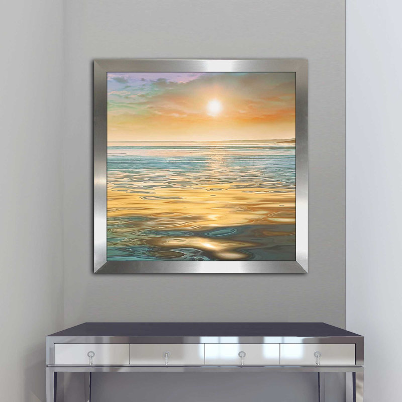 «Evening Calm», reproduction de photo encadrée, H 37,5 po x l 37,5 po x P 1 po