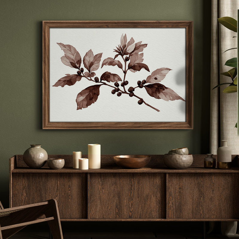 Art mural encadré 26 "x 36" sépia, Impression encadrée sans passe-partout