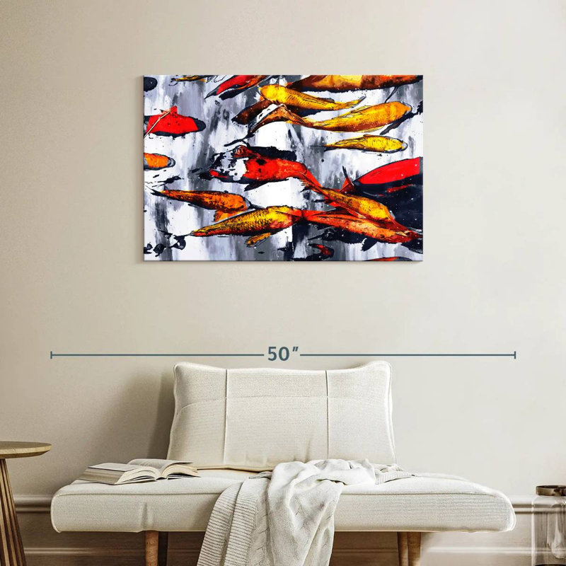 Brampt Koi Fish Galore, 24" H x 36" W
