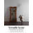 Italian Irregular Solid Wood Frame Full-Length Mirror
