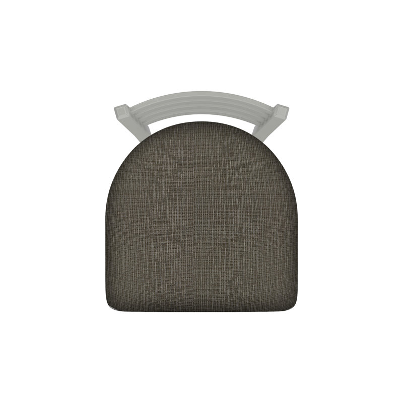 400 Jackie Chair, Anodized Nickel, Fabric-Graph Chalice