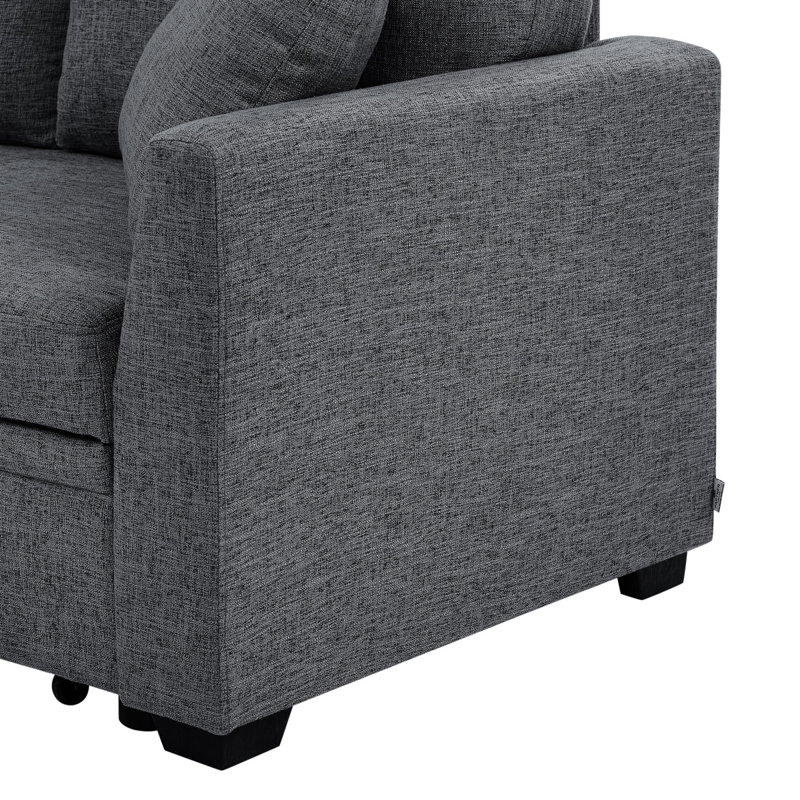 Canapé-lit modulaire avec rangement