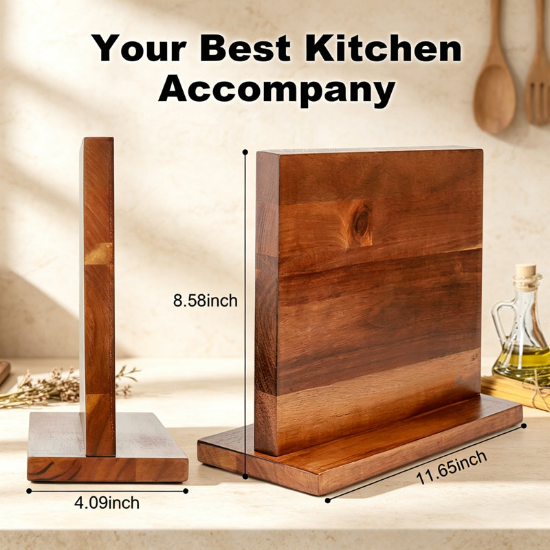 Fcbnposi Magnetic Knife Block