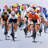 Cycling competition - 32"x32" art on canvas