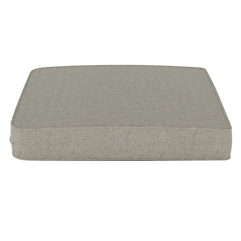 Outdoor Sunbrella® Seat Cushion, Spectrum Dove Sunbrella® Plainweave